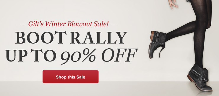 Gilt's Winter Blowout Sale 